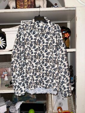 EQL by Kerrits 1X horse motif blouse